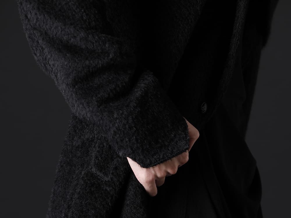 kiryuyrik 2023PS - Coats and scarves are standard items from various brands. - KO-HJ29-105-black(Alpaca Shaggy Single Napoleon Jacket Black) - 2-009