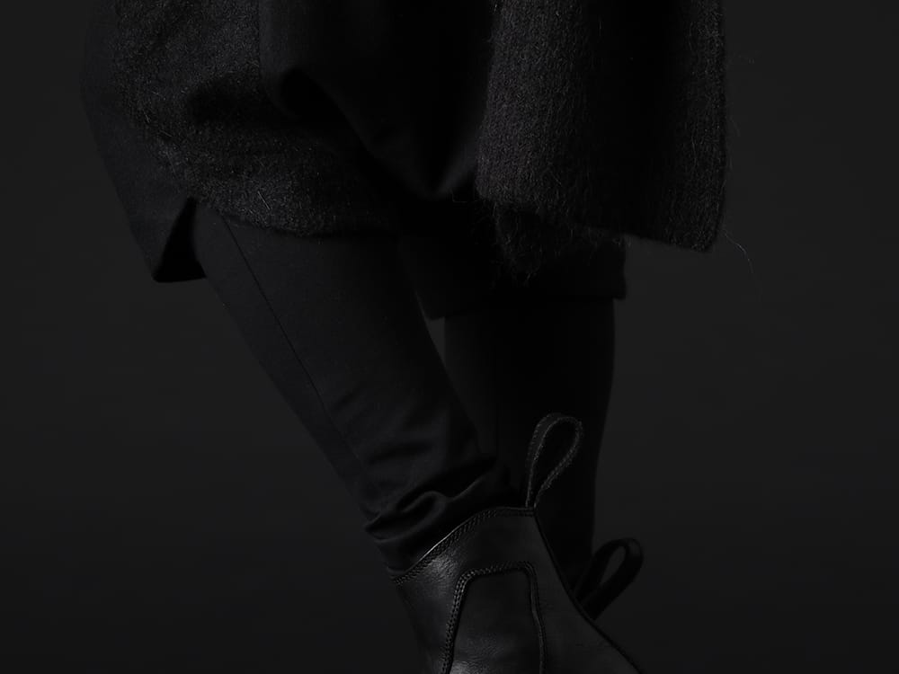 JULIUS 2023SS - The popular over-crotch pants from JULIUS. - 807PAM5(Wool/Alpaca Tweed Alpaca Layered Pants) - 3-006