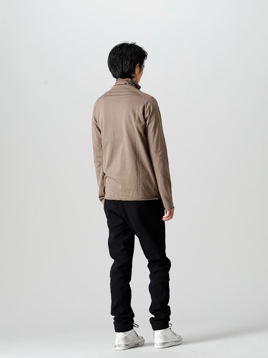 ware(ウェア) 22-23AW 扱いやすいシンプルなコットン生地  - TTC-swcm-Khaki コットンボトルネック カーキ 2-002