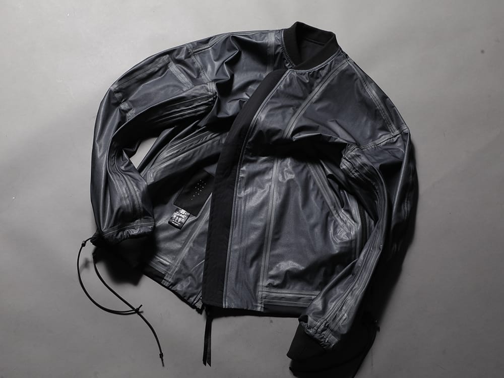 The Viridi-anne 2023SS - A jacket that combines functional detail with minimal use  - VI-3558-06-Black(Water Repellent Bomber Jacket Black) - 2-012