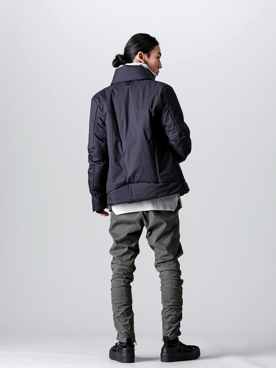 CIVILIZED - シヴィライズド 22-23AW スタイリング 相性の良い3ブランドをミックスして提案するモーターサイクルジャケット スタイル - CL-2330 - モーターサイクル ジャケット - CM-2301-Gray - バラクラバ ネック LS Gray - RB-410-D.Khaki - モーターサイクル イージー D.カーキ 1-003