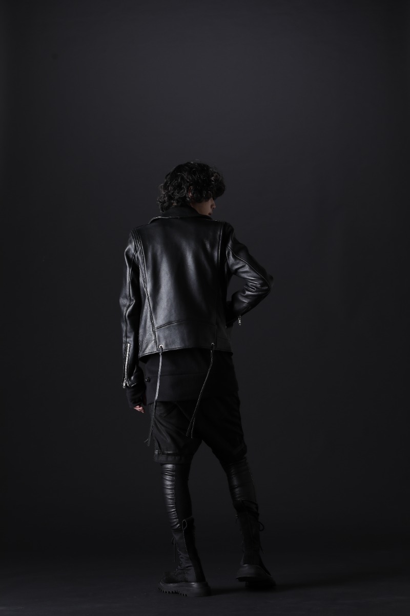 GalaabenD x kiryuyrik 2022-23AW All Black Biker Styling