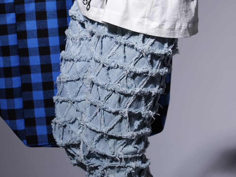 フェノメノン 2023SS - 職人技により、こだわり抜かれた至極の1本 - ILLPT22A-009-lt-indigo(デルタ デニムパンツ ライトインディゴ) - 3-005