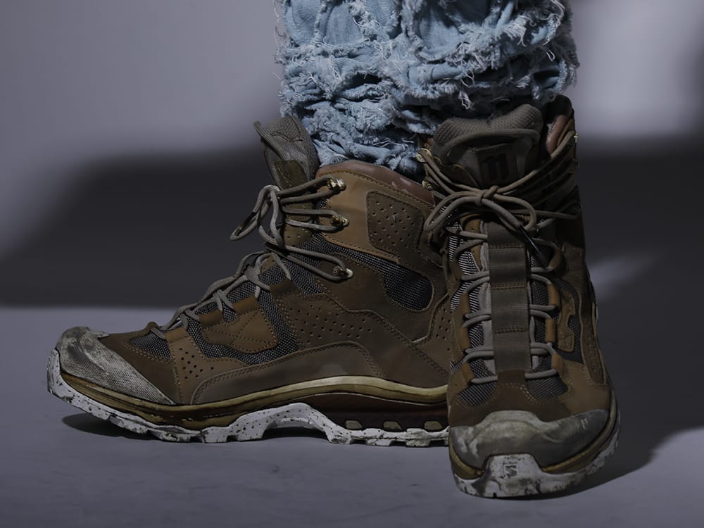 イレブン バイ ボリス ビジャン サベリ 2023SS - 職人技により、こだわり抜かれた至極の1本 - BOOT2-GTX-WH-LR-ALL-WEHR-GRUN(BOOT2 GTX WH/LR/ALL WEHR GRÜN) - 3-006