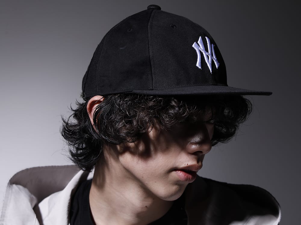 NVCLEAR 2023PS - Hoodie with a military feel in the damage and details - NV_002-Black-Dye(NV LOGO FR ARMY COTTON CAP BLACK DYE) - 2-013