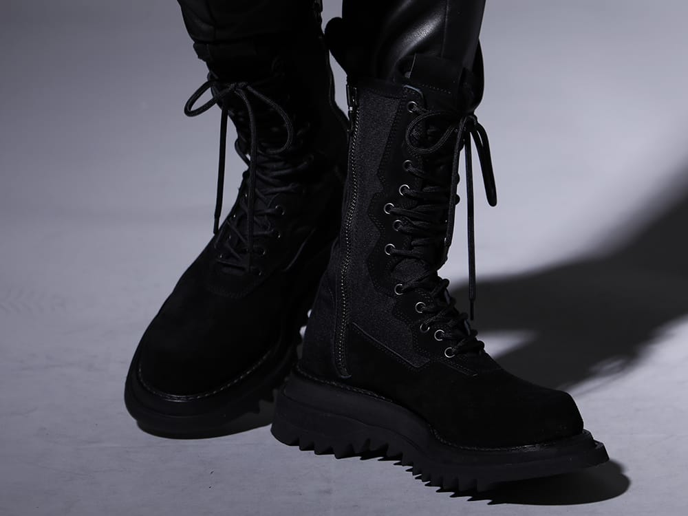 JULIUS 2023SS All black military detail style - FASCINATE BLOG