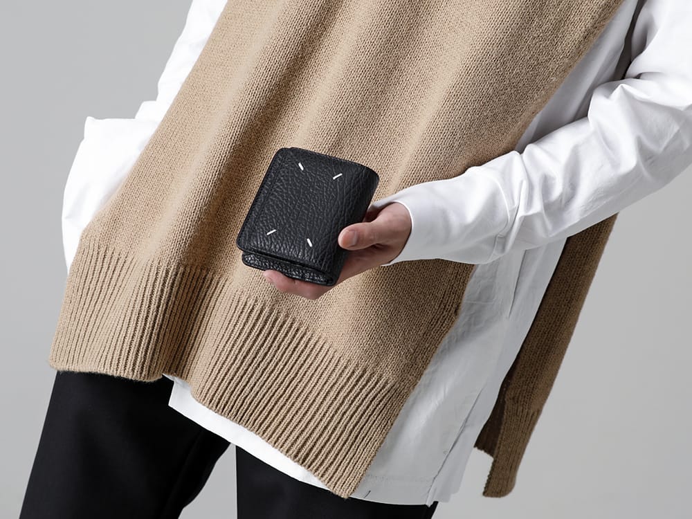 Maison Margiela - メゾン マルジェラ 2023SS 見出し2  - SA3UI0009 - スモール チェーン ウォレット - SI1TH0001-Beige - ストール Beige - S50KA0530 - ドローストリング パンツ 2-003