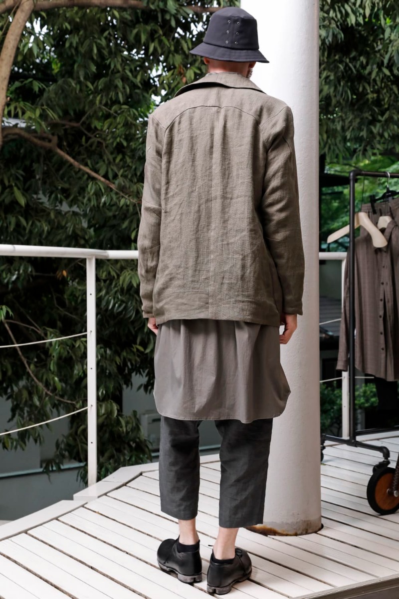 DEVOA(デヴォア) 23SS(春夏) JKK-BMFJ ジャケット リネン コンビネーション 2-002