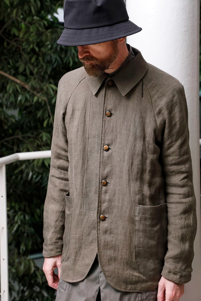 DEVOA(デヴォア) 23SS(春夏) JKK-BMFJ ジャケット リネン コンビネーション 2-003