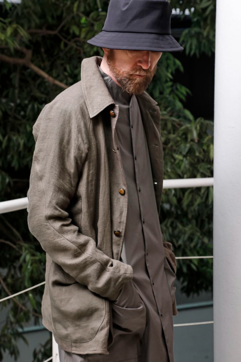 DEVOA(デヴォア) 23SS(春夏) JKK-BMFJ ジャケット リネン コンビネーション 2-004