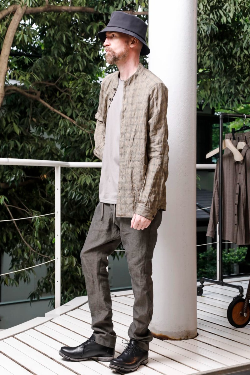 DEVOA(デヴォア) 23SS(春夏) SHN-MCLR チェックシャツ ヴィスコース コットン 3-002