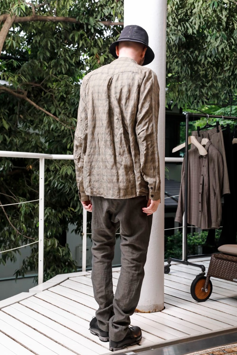 DEVOA(デヴォア) 23SS(春夏) SHN-MCLR チェックシャツ ヴィスコース コットン 3-003