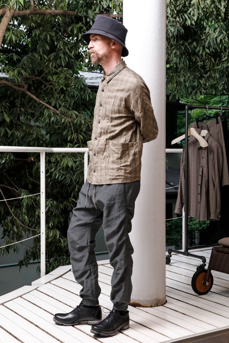 DEVOA(デヴォア) 23SS(春夏) SHN-MCHN チェックシャツ ヴィスコース コットン 4-002