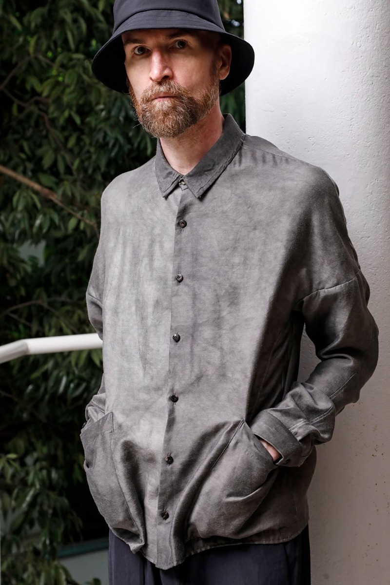 DEVOA(デヴォア) 23SS(春夏) SHN-MSLR シャツ モダール シルク 5-004