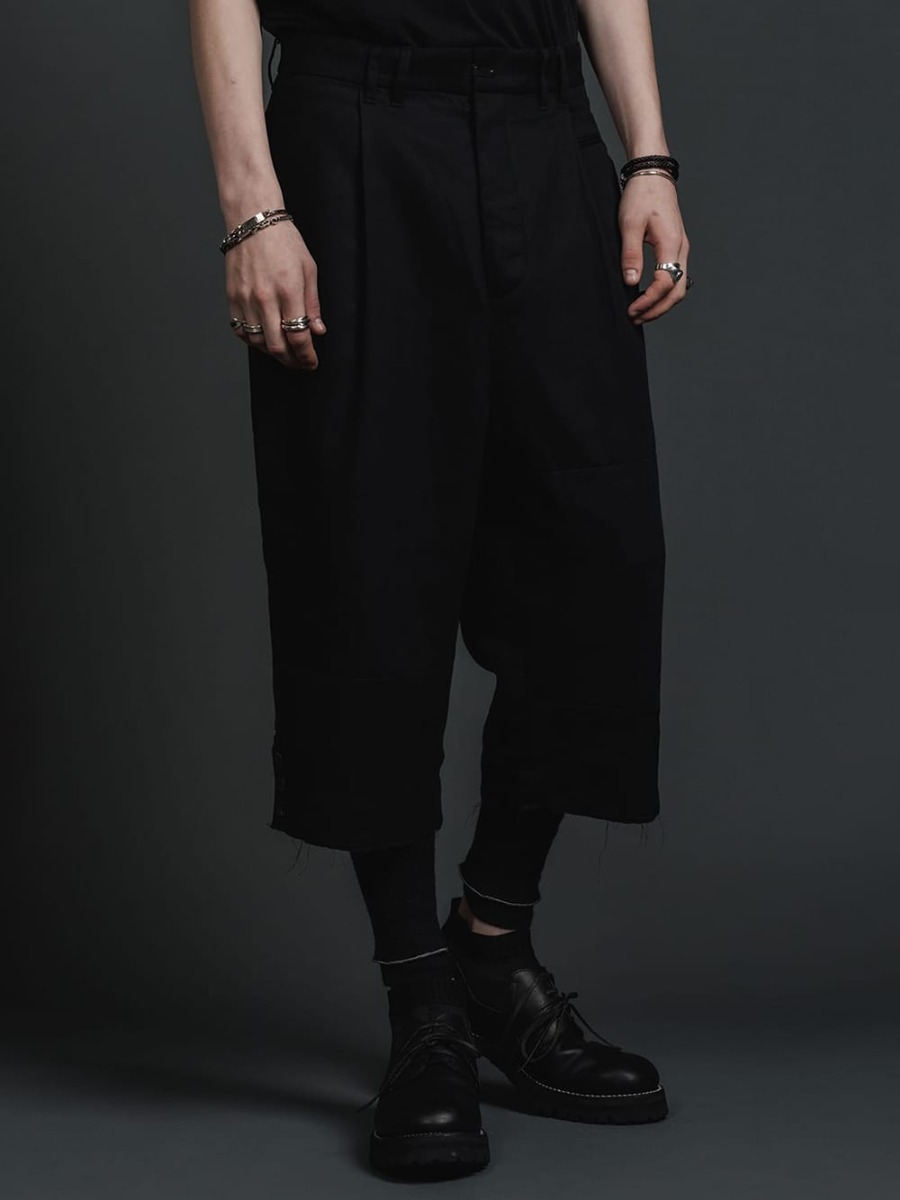 The Viridi-anne - ザ ヴィリジアン 2023SS フラグメント クロップド トラウザー 7-002