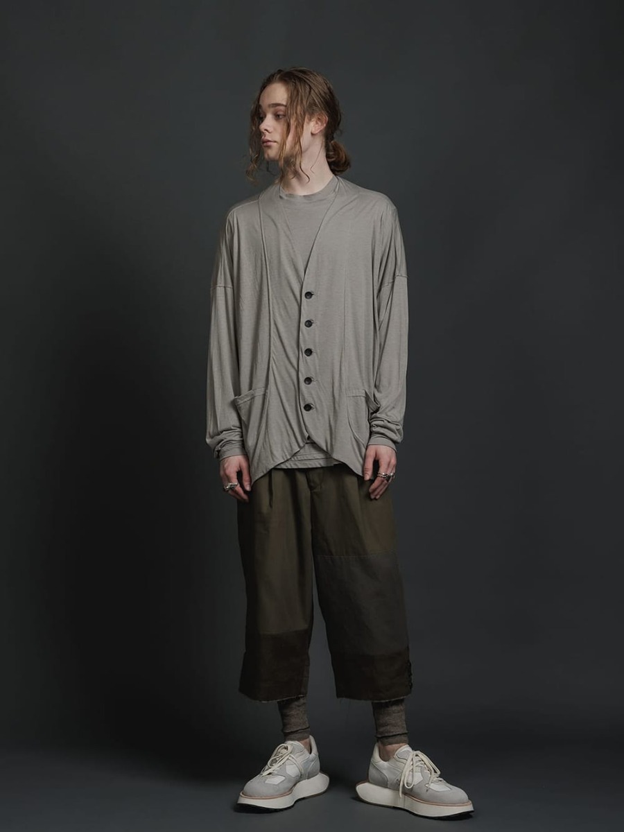 The Viridi-anne - ザ ヴィリジアン 2023SS フラグメント クロップド トラウザー 7-003