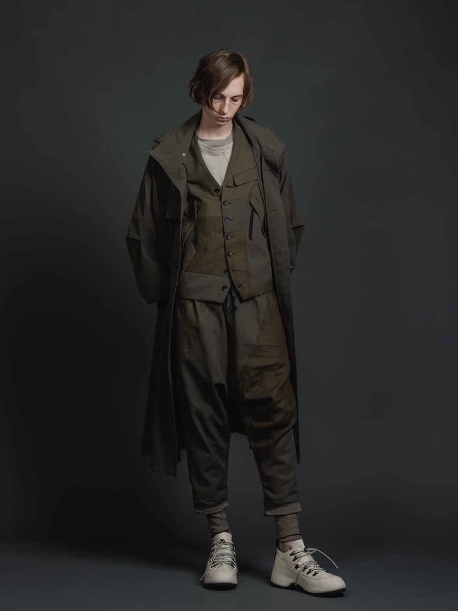 The Viridi-anne - ザ ヴィリジアン 2023SS フラグメント ドロップクロッチ トラウザー 8-001