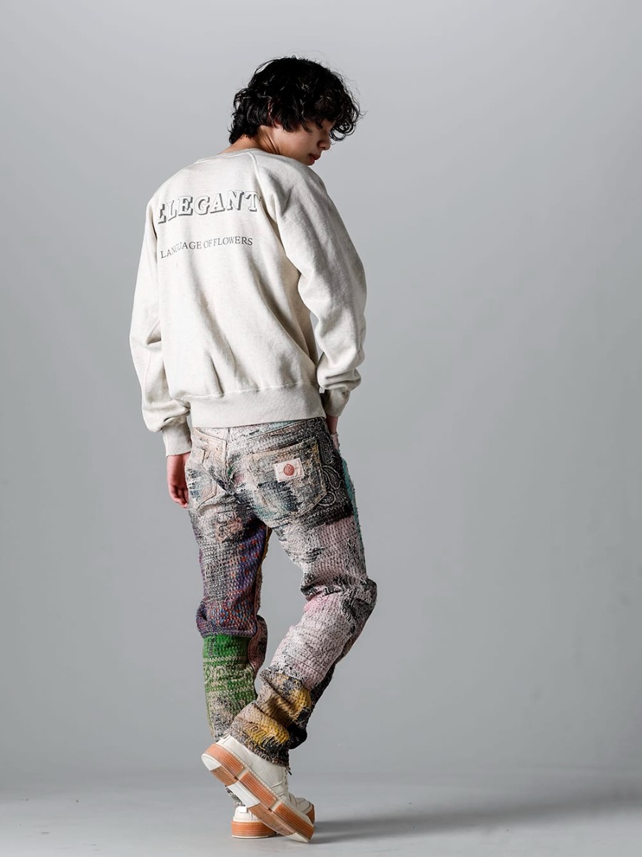 セントマイケル 2023SS - ©SAINT M××××××(セントマイケル) 2023春夏コレクションより第１弾目のアイテムがリリース！1/21(土)午前10時より通販にて販売開始です！ - SM-S23-0000-042(ローズ スウェットシャツ) - 2-003