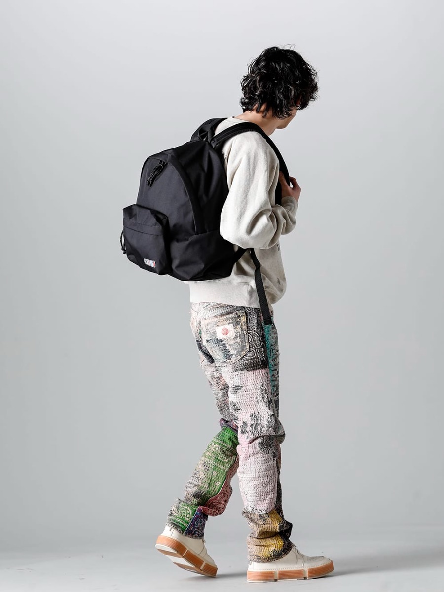 セントマイケル 2023SS - ©SAINT M××××××(セントマイケル) 2023春夏コレクションより第１弾目のアイテムがリリース！1/21(土)午前10時より通販にて販売開始です！ - SM-S23-0000-077(バックパック バッグ (L) ブラック) - 2-004