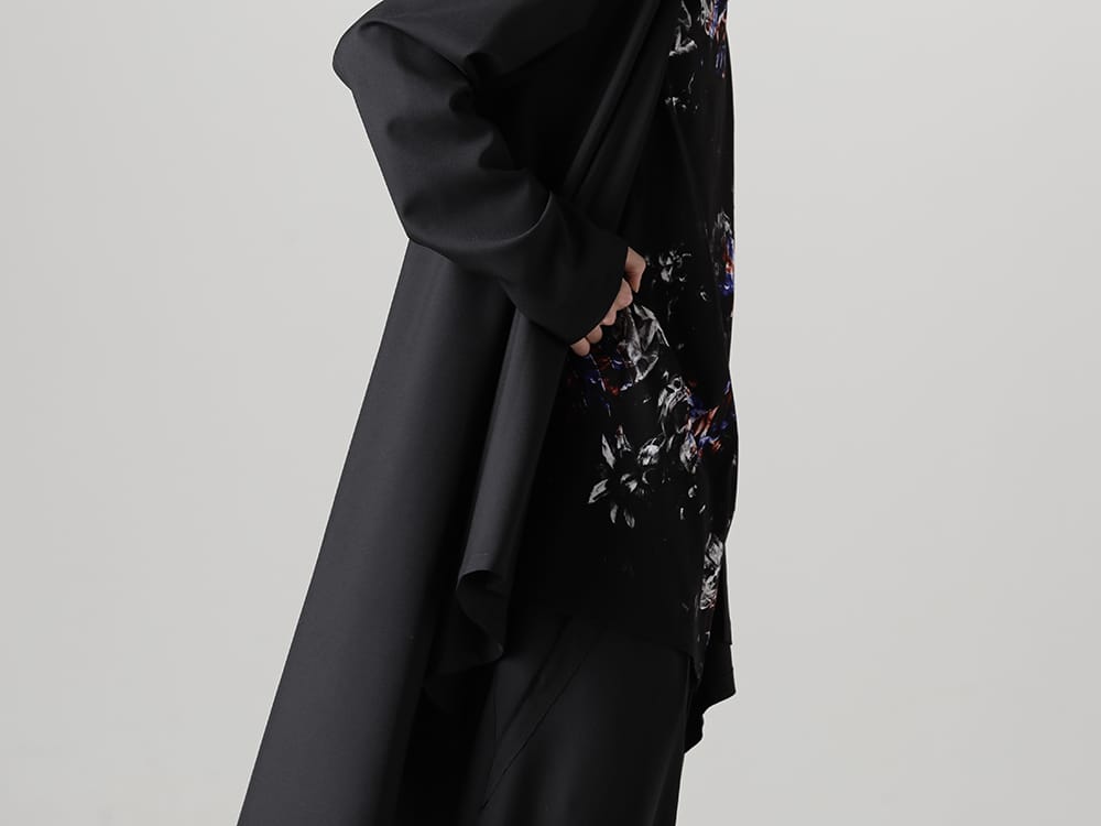 グラウンドワイ 2023SS- Ground Y(グラウンドワイ) 2023SSコレクション デリバリースタート！只今より店頭・通販共に販売開始！ - GA-D06-100(ロング丈ドレープジャケット) GI-T05-016(レフトオニオン Tシャツ) - 1-005