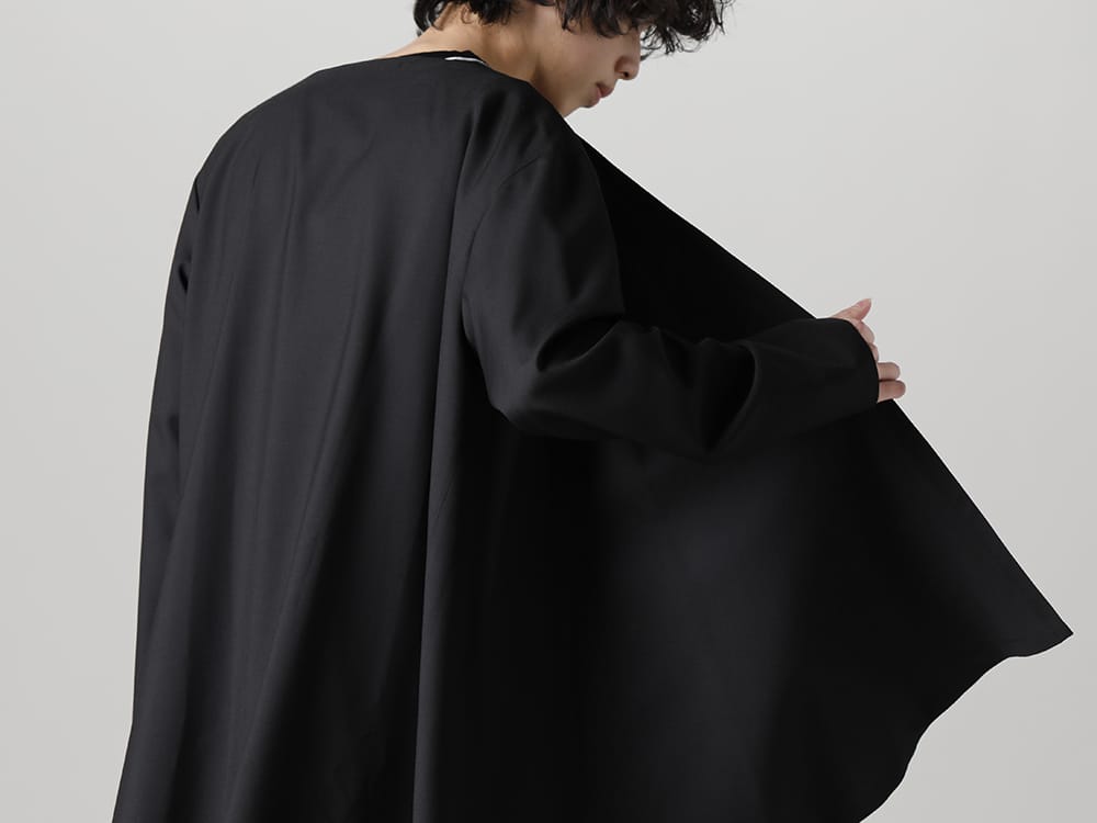 グラウンドワイ 2023SS - Ground Y(グラウンドワイ) 2023SSコレクション デリバリースタート！只今より店頭・通販共に販売開始！ - GA-D06-100(ロング丈ドレープジャケット) - 1-006