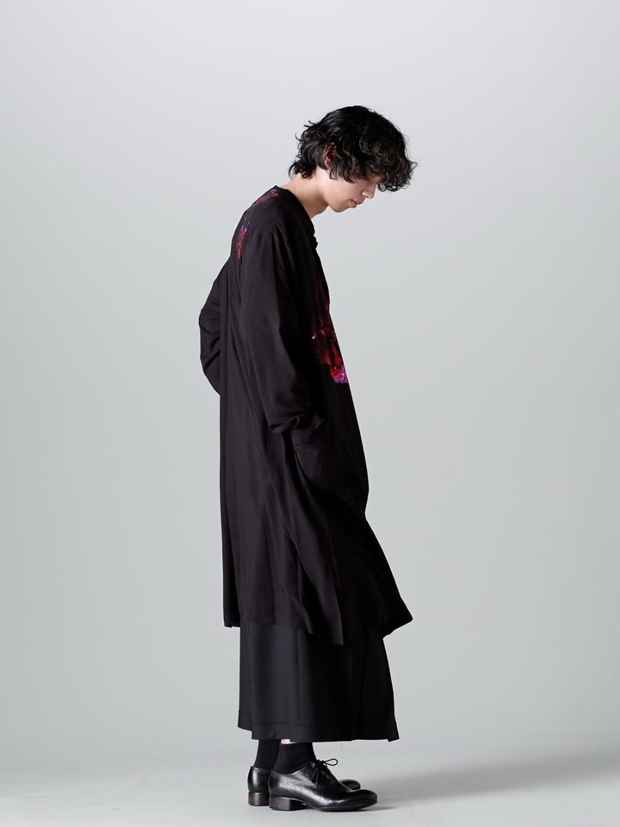 グラウンドワイ 2023SS - Ground Y(グラウンドワイ) 2023SSコレクション デリバリースタート！只今より店頭・通販共に販売開始！ - GI-C01-213(フロントタック ノーカラーコート) GA-P22-100(ハカマパンツ) - 2-002