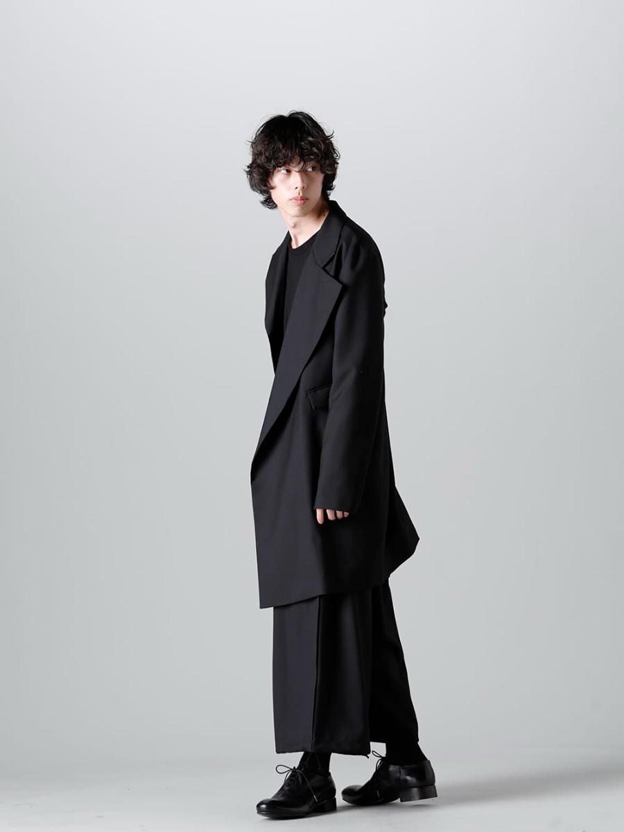 グラウンドワイ 2023SS - Ground Y(グラウンドワイ) 2023SSコレクション デリバリースタート！只今より店頭・通販共に販売開始！ - GA-J01-100-Classic(アシンメトリージャケット) GA-T31-040(ジャンボ Tシャツ) GA-P04-100-Classic(バルーン パンツ ダブル サージ) - 4-002