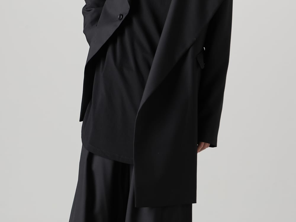 グラウンドワイ 2023SS - Ground Y(グラウンドワイ) 2023SSコレクション デリバリースタート！只今より店頭・通販共に販売開始！ - GA-J01-100-Classic(アシンメトリージャケット) GA-T31-040(ジャンボ Tシャツ) - 4-005