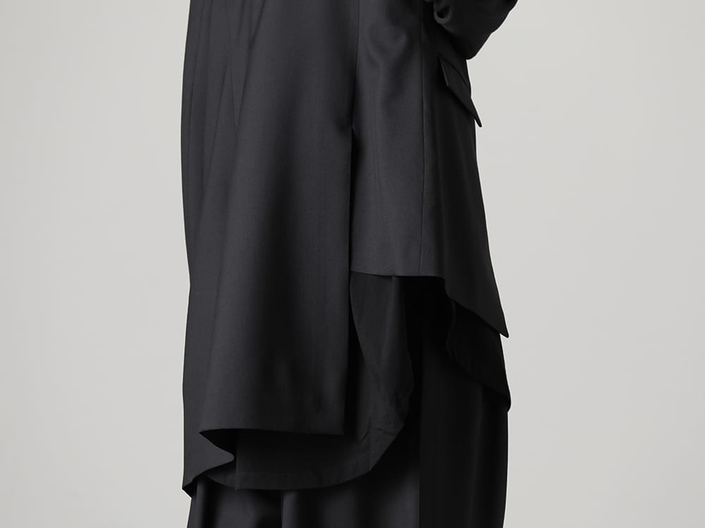 グラウンドワイ 2023SS - Ground Y(グラウンドワイ) 2023SSコレクション デリバリースタート！只今より店頭・通販共に販売開始！ - GA-J01-100-Classic(アシンメトリージャケット) - 4-007