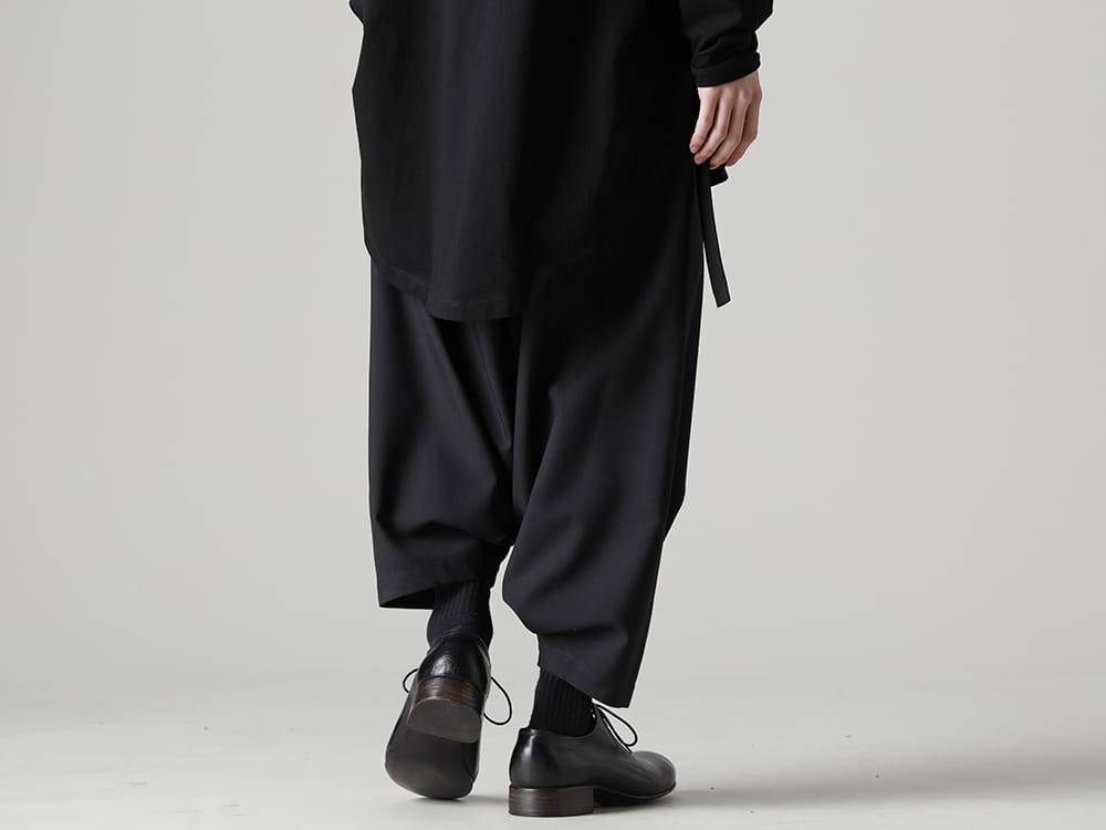 グラウンドワイ 2023SS - Ground Y(グラウンドワイ) 2023SSコレクション デリバリースタート！只今より店頭・通販共に販売開始！ - GI-P02-100(フロントタック サルエルパンツ) - 5-008