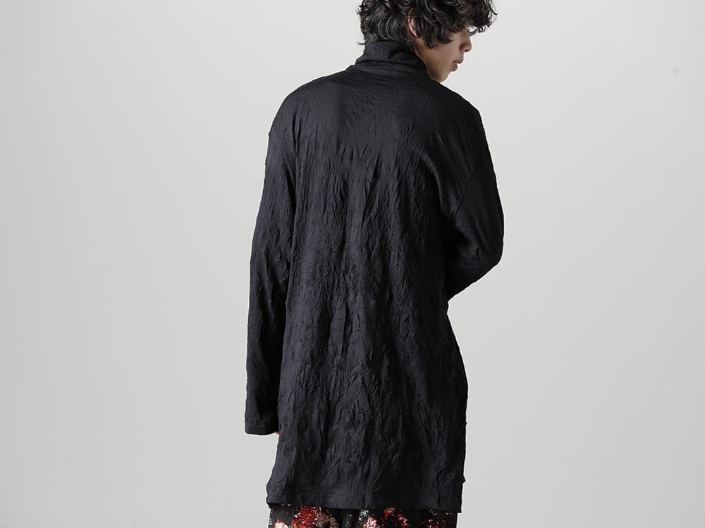 グラウンドワイ 2023SS - Ground Y(グラウンドワイ) 2023SSコレクション デリバリースタート！只今より店頭・通販共に販売開始！ - GA-T30-042(裾ボタン タートルネックTシャツ) - 6-005