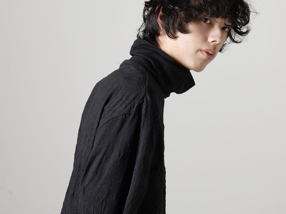 グラウンドワイ 2023SS - Ground Y(グラウンドワイ) 2023SSコレクション デリバリースタート！只今より店頭・通販共に販売開始！ - GA-T30-042(裾ボタン タートルネックTシャツ)- 6-006