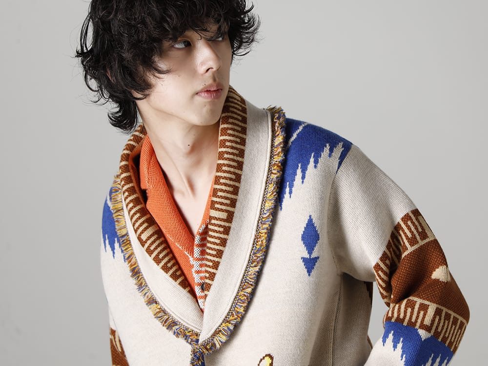 アラヌイ 2023SS - 今季より取り扱いの開始するALANUI(アラヌイ)よりデリバリーがスタート！2023SSコレクションではLooney Tunes(ルーニー・テューンズ)とのコラボレーションアイテムが登場！只今より店頭・通販共に販売開始！ - LMHS23-048(ルーニー・テューンズ × アラヌイ トゥイーティー カウボーイアイコン カーディガン) - 1-007