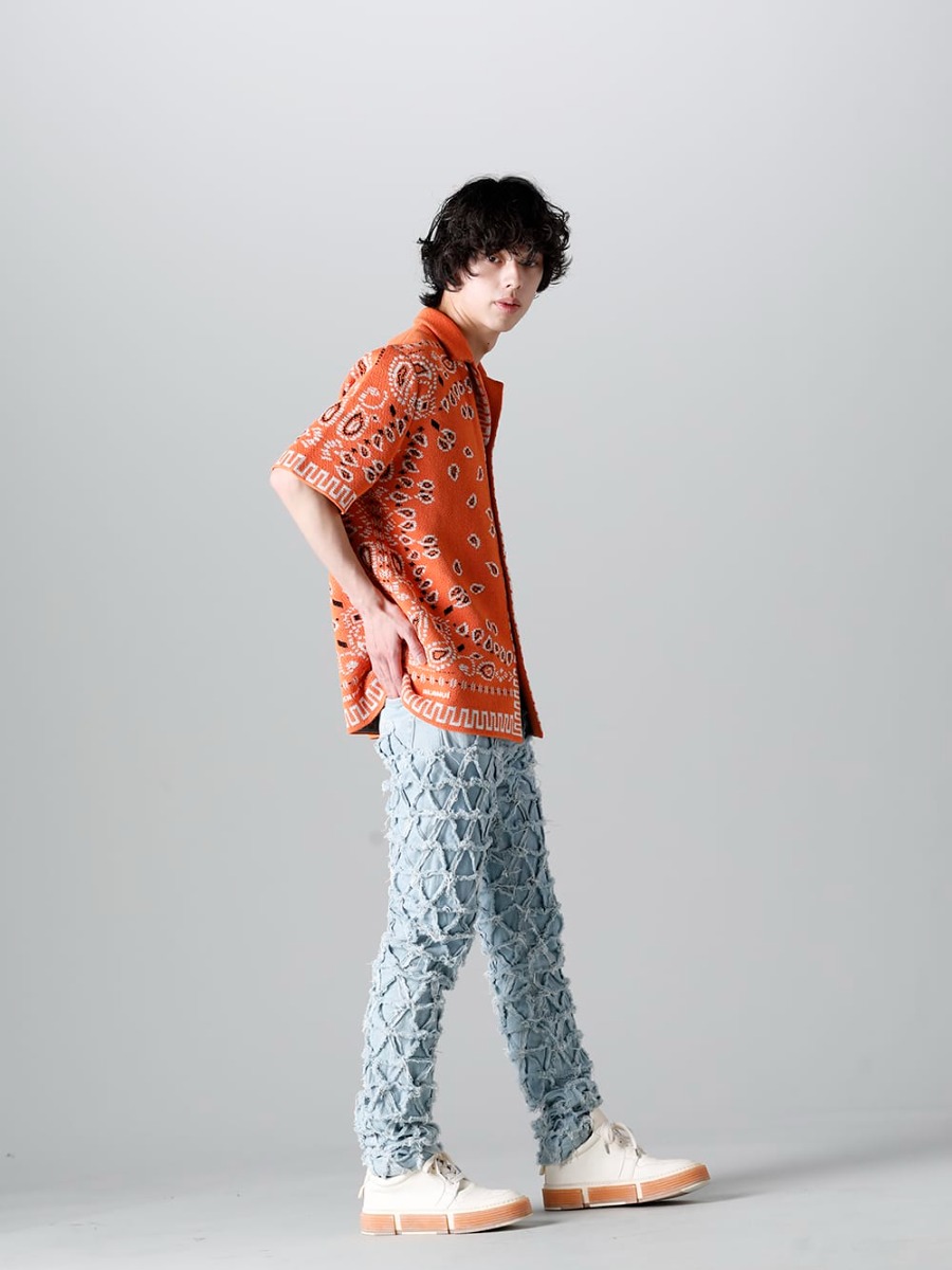 アラヌイ 2023SS - 今季より取り扱いの開始するALANUI(アラヌイ)よりデリバリーがスタート！2023SSコレクションではLooney Tunes(ルーニー・テューンズ)とのコラボレーションアイテムが登場！只今より店頭・通販共に販売開始！ - LMHS23-019(バンダナ ピケットシャツ タイガーリリー) - 2-002