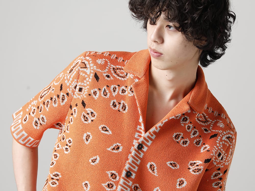 アラヌイ 2023SS - 今季より取り扱いの開始するALANUI(アラヌイ)よりデリバリーがスタート！2023SSコレクションではLooney Tunes(ルーニー・テューンズ)とのコラボレーションアイテムが登場！只今より店頭・通販共に販売開始！ - LMHS23-019(バンダナ ピケットシャツ タイガーリリー) - 2-006