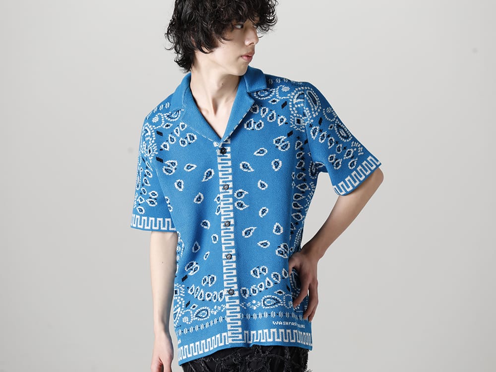 アラヌイ 2023SS - 今季より取り扱いの開始するALANUI(アラヌイ)よりデリバリーがスタート！2023SSコレクションではLooney Tunes(ルーニー・テューンズ)とのコラボレーションアイテムが登場！只今より店頭・通販共に販売開始！ - LMHS23-022(バンダナ ピケットシャツ ブルースウィムマルチ) - 2-011