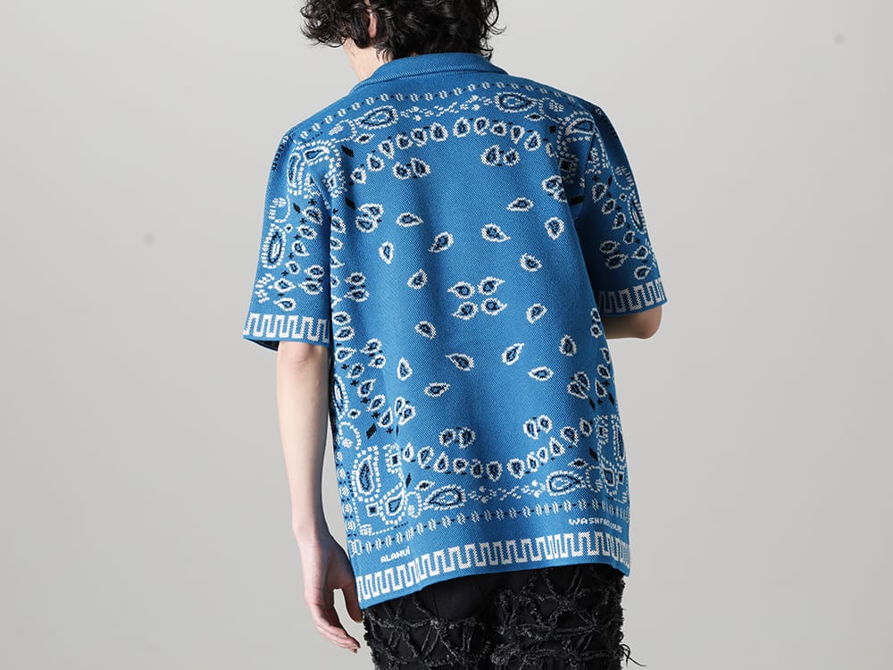 アラヌイ 2023SS - 今季より取り扱いの開始するALANUI(アラヌイ)よりデリバリーがスタート！2023SSコレクションではLooney Tunes(ルーニー・テューンズ)とのコラボレーションアイテムが登場！只今より店頭・通販共に販売開始！ - LMHS23-022(バンダナ ピケットシャツ ブルースウィムマルチ) - 2-012