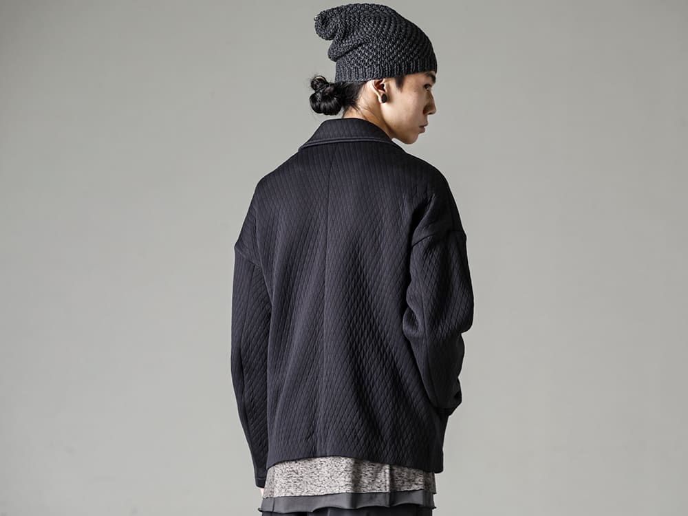 DEVOA(デヴォア) WERKSTATT:MÜNCHEN(ワークスタッド ミュンヘン) 23SS(春夏) DEVOAらしいデイリーに着用できる品の良いジャケット  - JKK-DKAJ ジャケット キルトコットン / ポリエステル CSC-SBML ロング スリーブ リネン ジャージー M8050-RH-Anthracite キャップ モス アンスラサイト 2-003