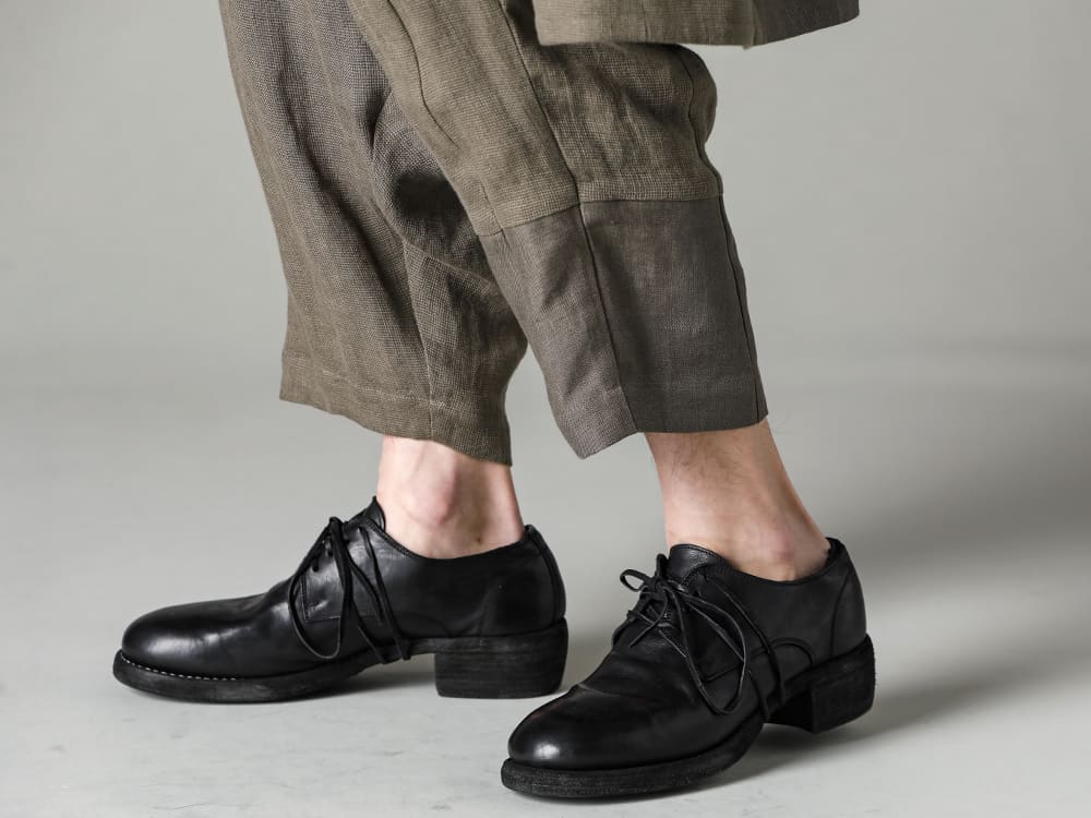 DEVOA 23SS These pants have a cool and light feeling typical of spring and summer. - PTN-LMSB Relax  pants linen combination Classic Derby Shoes Lace-up Double Sole - Horse Full Grain - 792Z 3-005