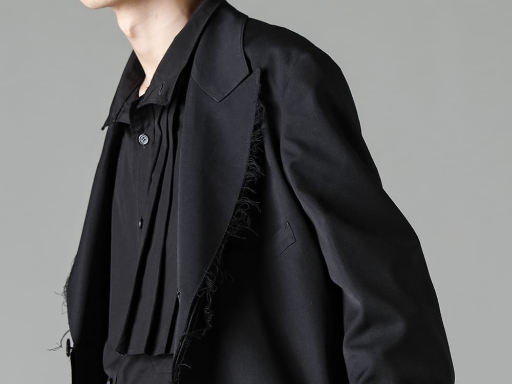 Yohji Yamamoto 23SS オールブラック ワイドシルエットスタイル