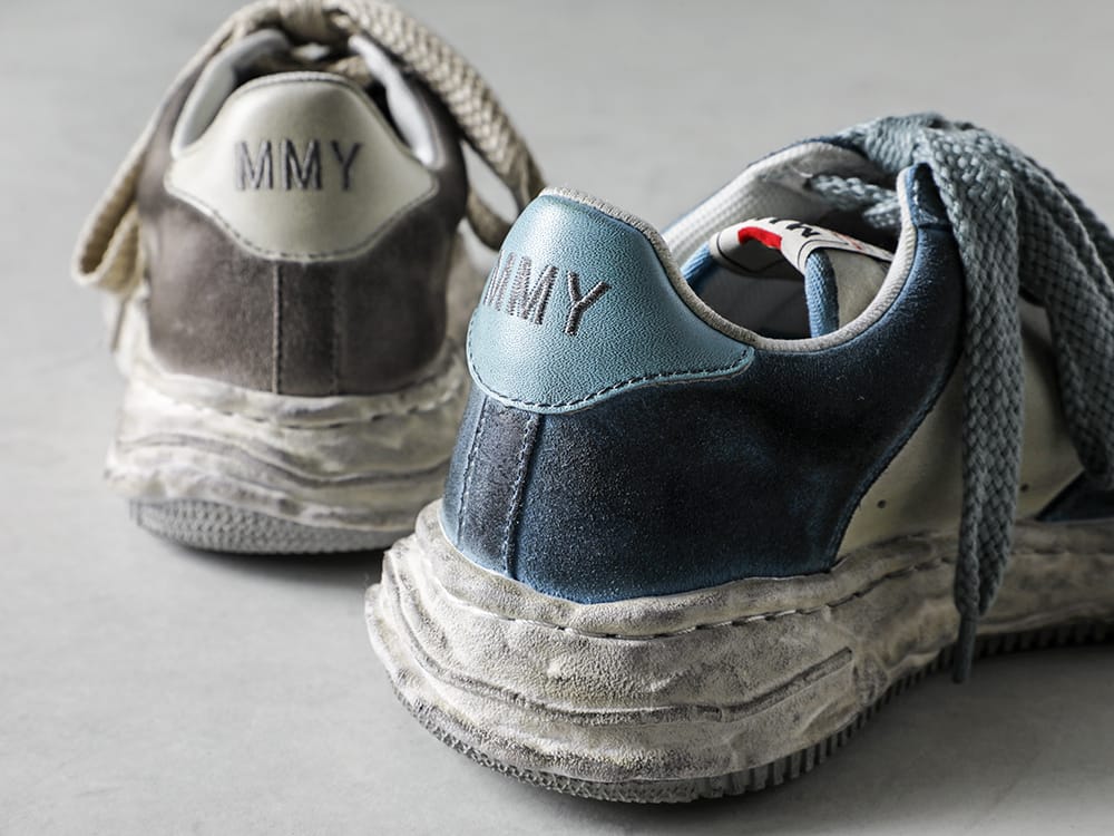 Maison MIHARAYASUHIRO - メゾン ミハラヤスヒロ 2023SS A10FW710 -ウェイン ロー- オリジナルソール レザー スニーカー 1-004