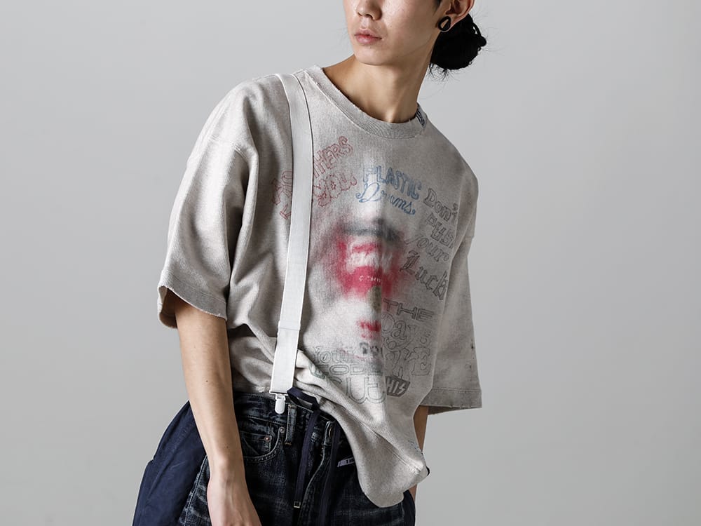 Maison MIHARAYASUHIRO - メゾン ミハラヤスヒロ 2023SS A10TS681 - サスペンダー Tee 5-002