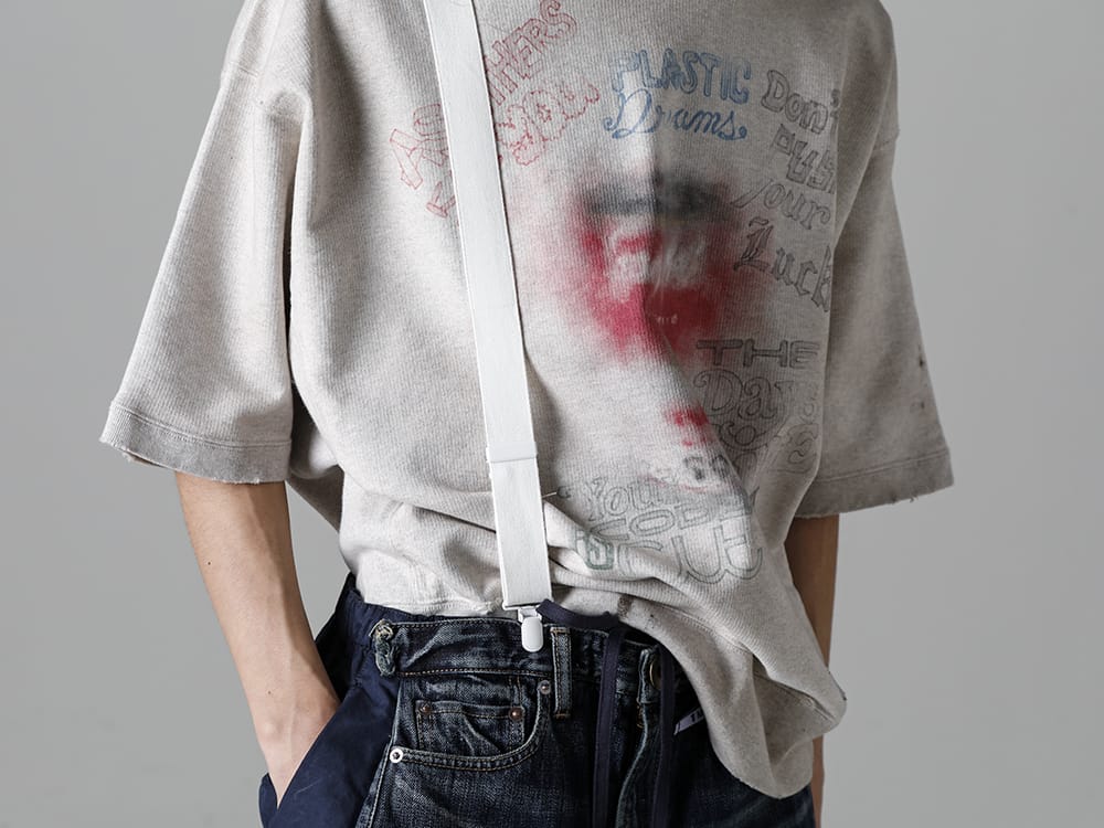 Maison MIHARAYASUHIRO - メゾン ミハラヤスヒロ 2023SS A10TS681 - サスペンダー Tee 5-005