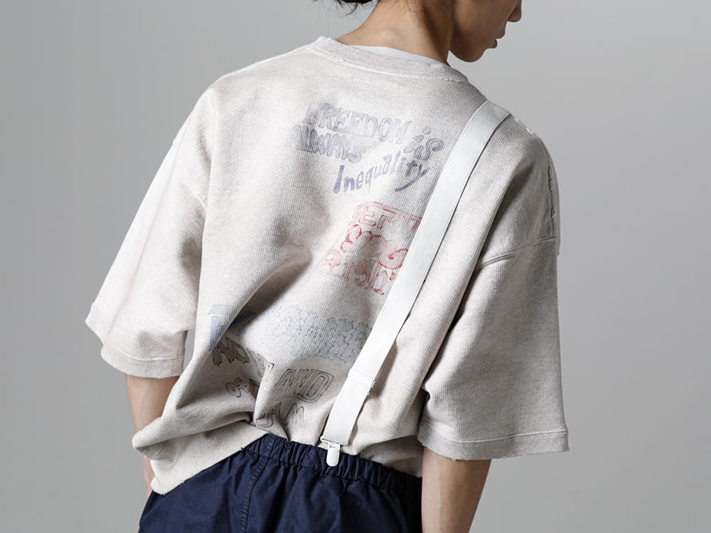 Maison MIHARAYASUHIRO - メゾン ミハラヤスヒロ 2023SS A10TS681 - サスペンダー Tee 5-005
