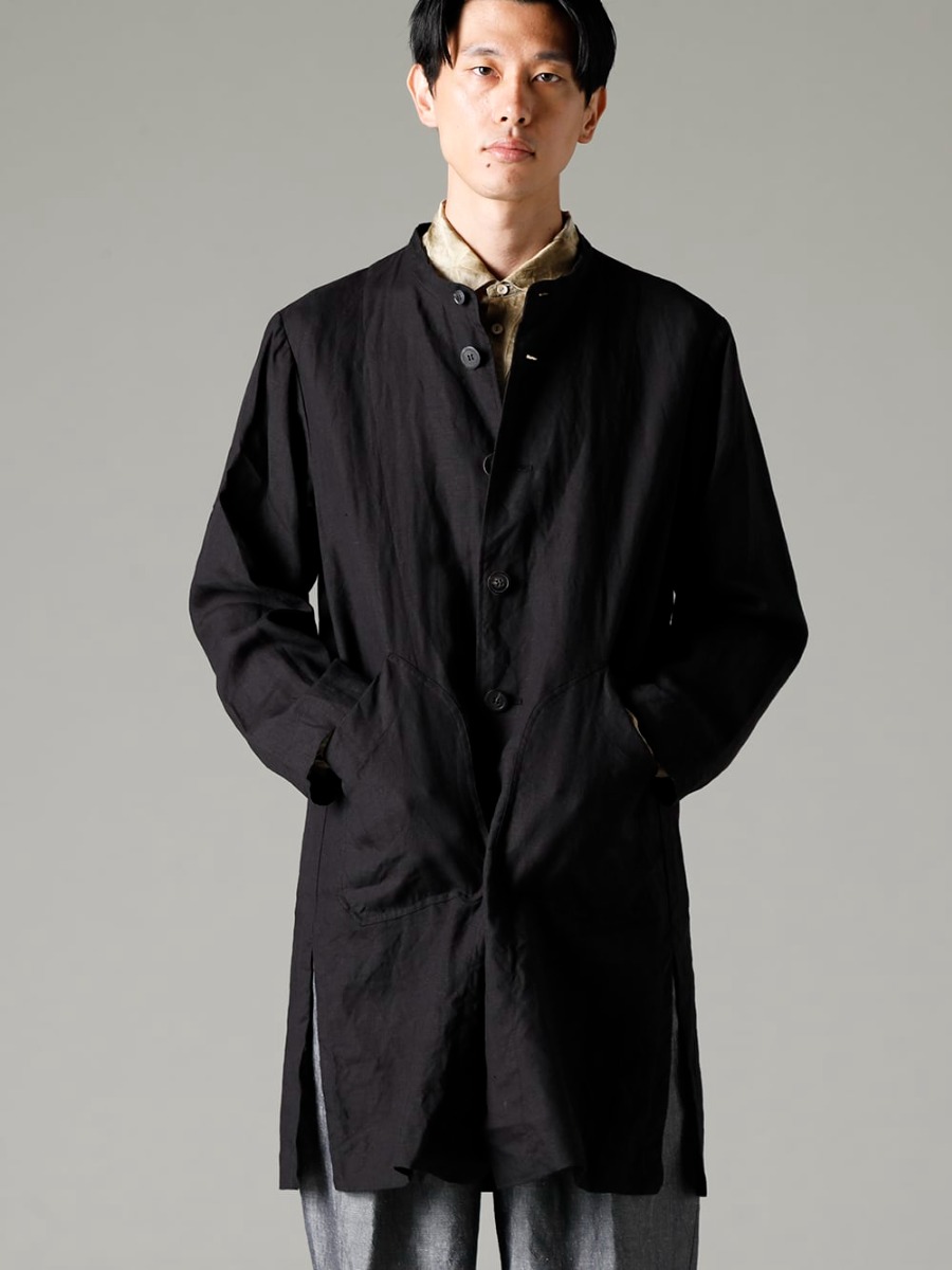 NOUSAN 23SS Designed with a strong emphasis on wearability  - atlier atelier：Stand Collar Coat 2-001
