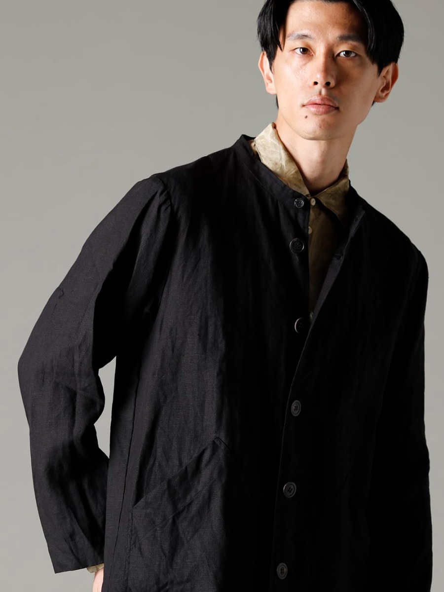 NOUSAN 23SS Designed with a strong emphasis on wearability  - atlier atelier：Stand Collar Coat 2-002