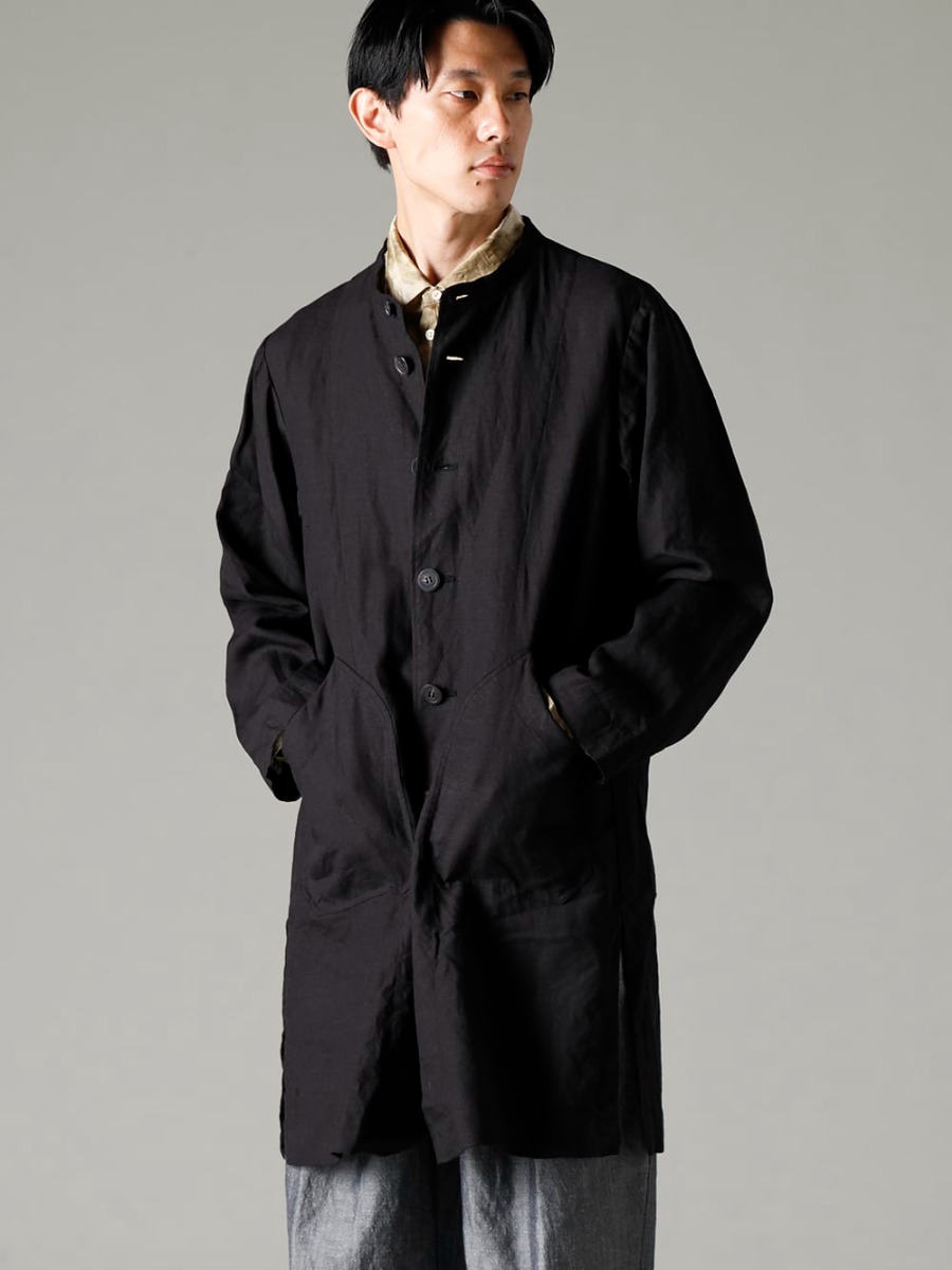 NOUSAN 23SS Designed with a strong emphasis on wearability  - atlier atelier：Stand Collar Coat 2-003