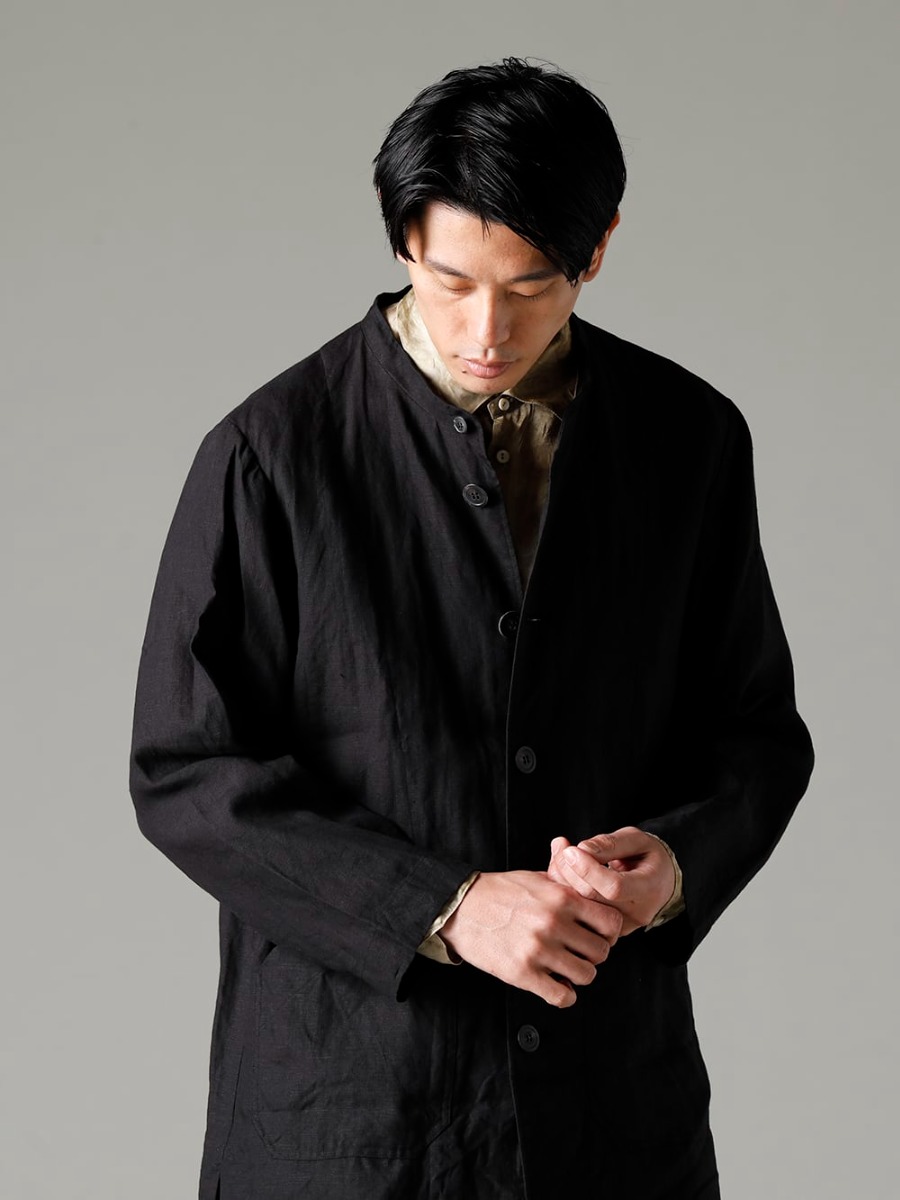 NOUSAN 23SS Designed with a strong emphasis on wearability  - atlier atelier：Stand Collar Coat 2-004