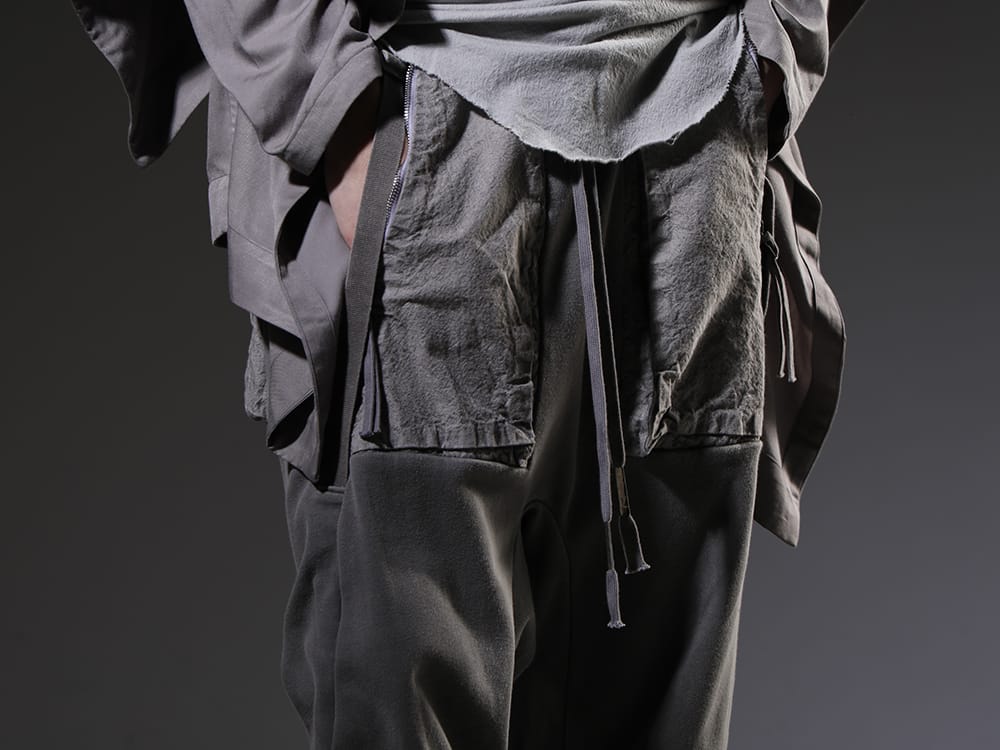 BORIS BIDJAN SABERI 2023SS The stretchy waffle material gives you excellent comfort! - P18.1-F0409C(P18.1 F0409C) - 3-004