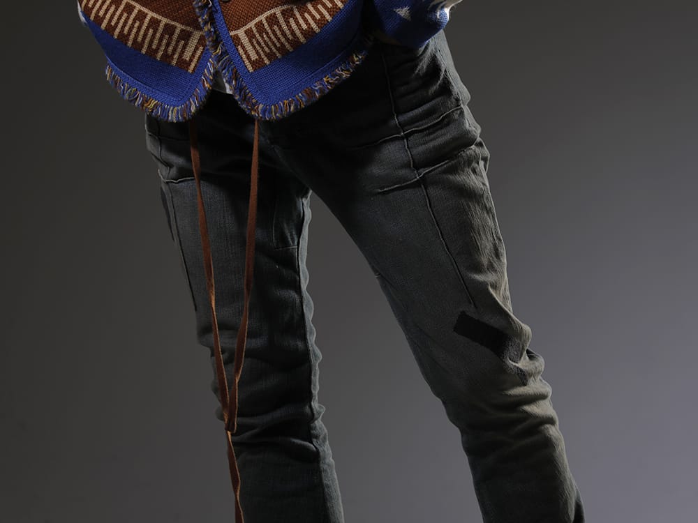 BORIS BIDJAN SABERI /  2023SS Slim denim pants that create an adult atmosphere - P13D-TF-FKU10002(P13.D TF FKU10002) - 3-004